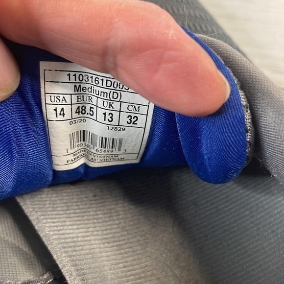 Brooks Ghost 12 Running Shoe - Grey/Alloy/Blue main image 8